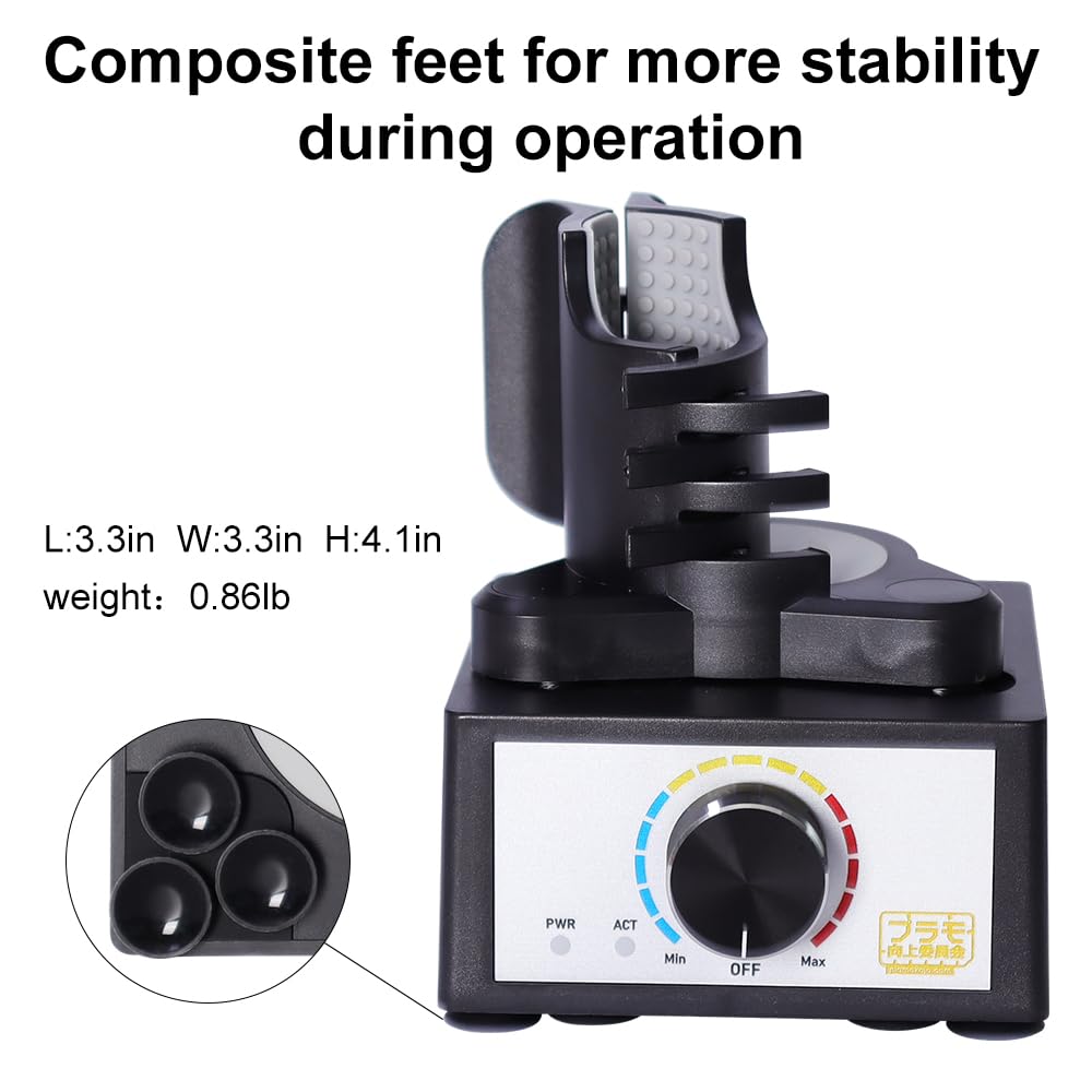 Mini Vortex Mixer, DIY/Model Paint Shaker, Hands-Free, 300~2400rpm, Suitable 10-100ml, Three-Stage Speed, Paint Mix for Lab, Nail Polish, Eyelash Adhesives, Acrylic Paints Mixing, Test Tube