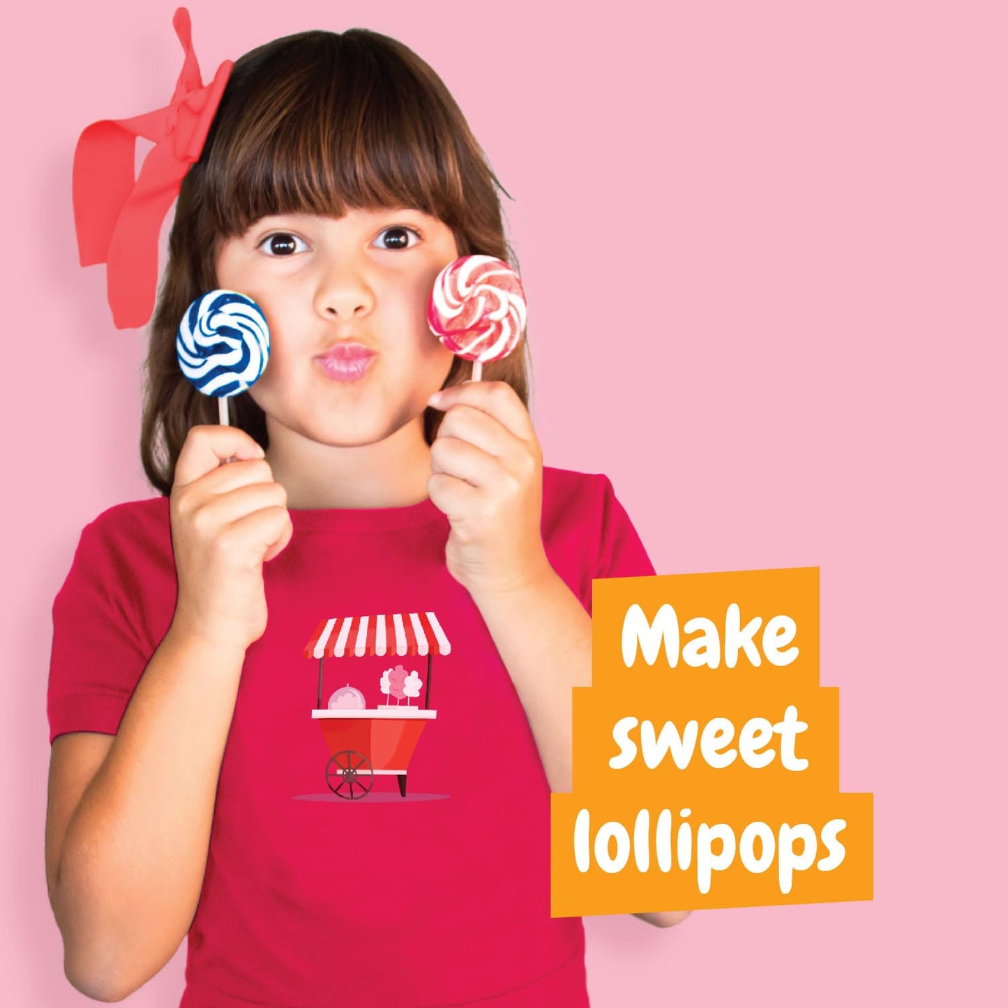 Science4you Candy Making Kit for Kids - Make Your Own Gummies, Lollipops and Much More, 26 Contents, Gummy and Sweet Moulds Included, Games, Stem Toys, Gifts for 8+ Year Olds Boys and Girls