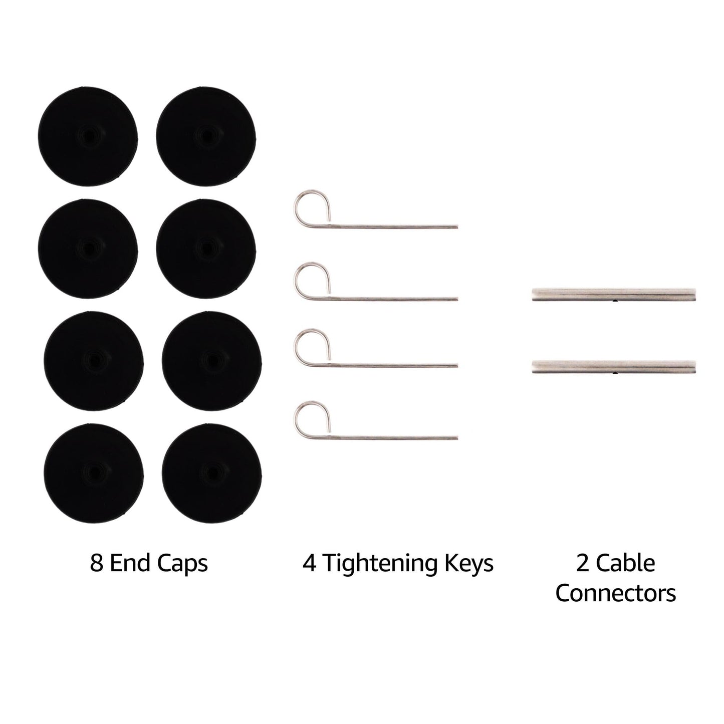 KnitPro Karbonz Deluxe Set 5 inch Circular Knitting Needles Size 2.5, 4, 6, 7, 8, 9, 10, 10.75, 11 Interchangeable, 4 Cables, 8 Caps, 4 Keys, Fabric Case with Project Bag