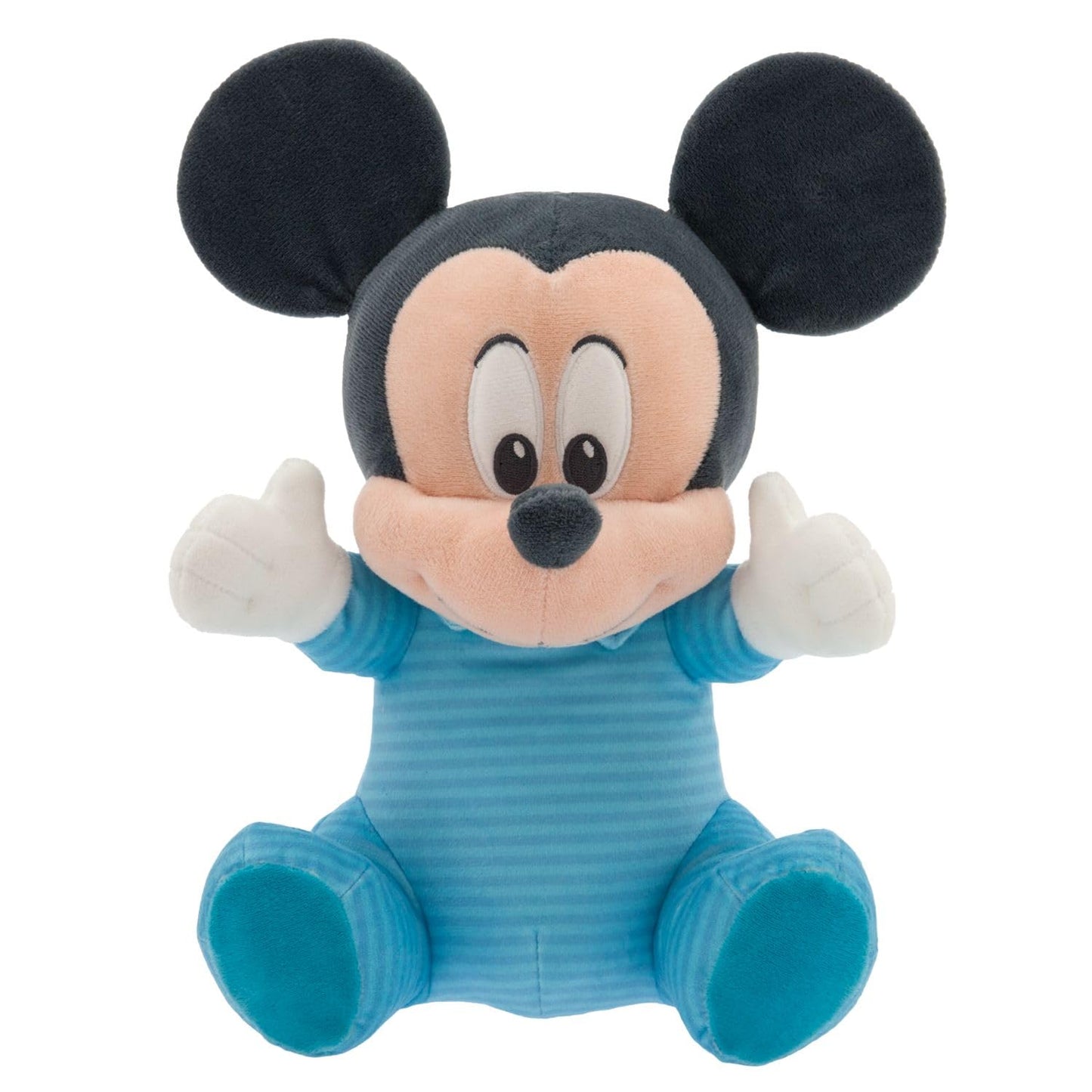 Disney Store Official Mickey Mouse Plush with Blanket Pouch - Disney Babies Plushy in Baby Swaddle - Toy for Those who Love Plush Figure Toys, Cute Plushies, & Baby Stuffed Animals - Small - 11½"