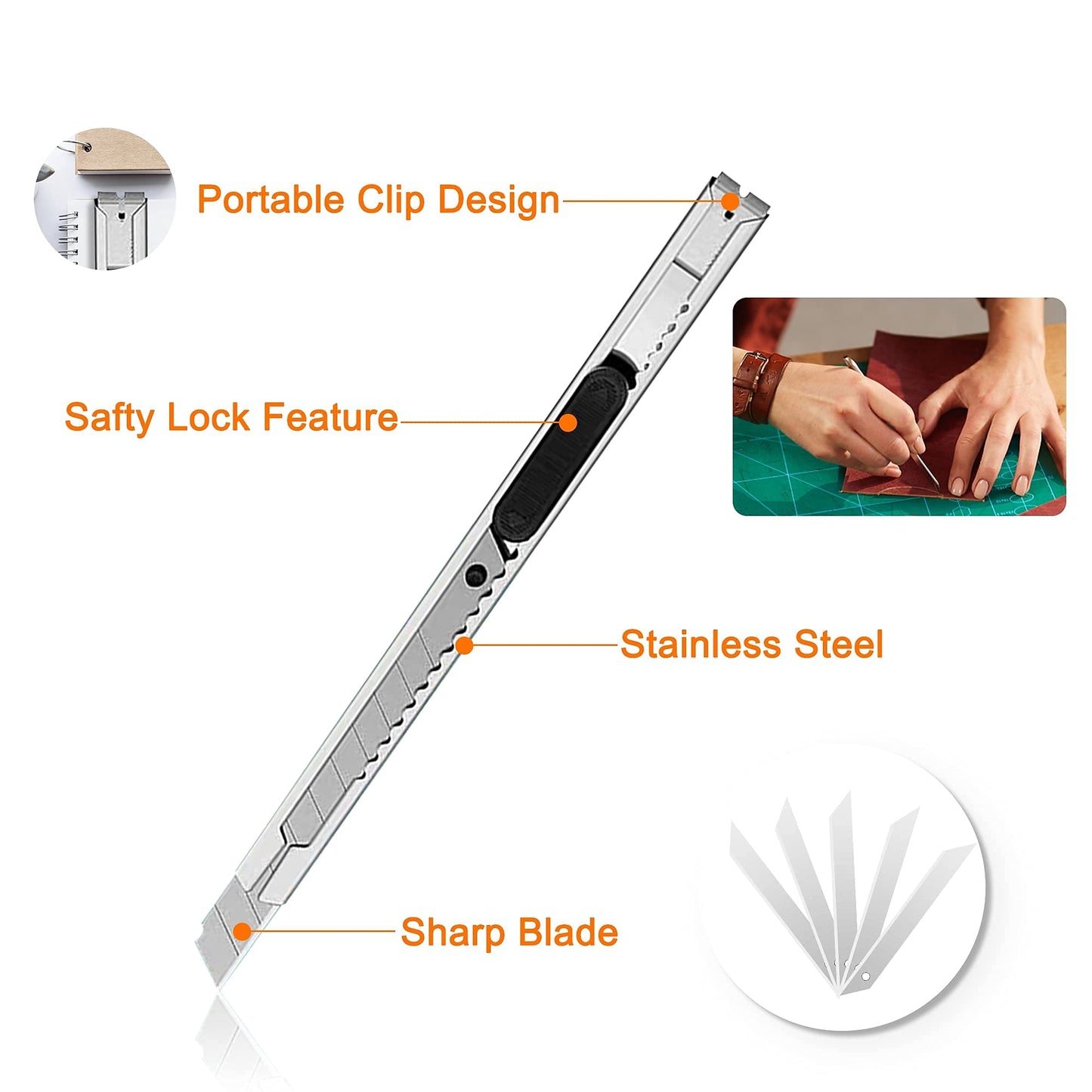 Famomatk 27PCS Craft Weeding Tools for Vinyl Kit,Utility Knife Set with 12Inch Paper Cutter Trimmer for Scrapbooking,Silhouettes,Cameos,DIY Art Crafting,Cutting,Splicing,Cardstock
