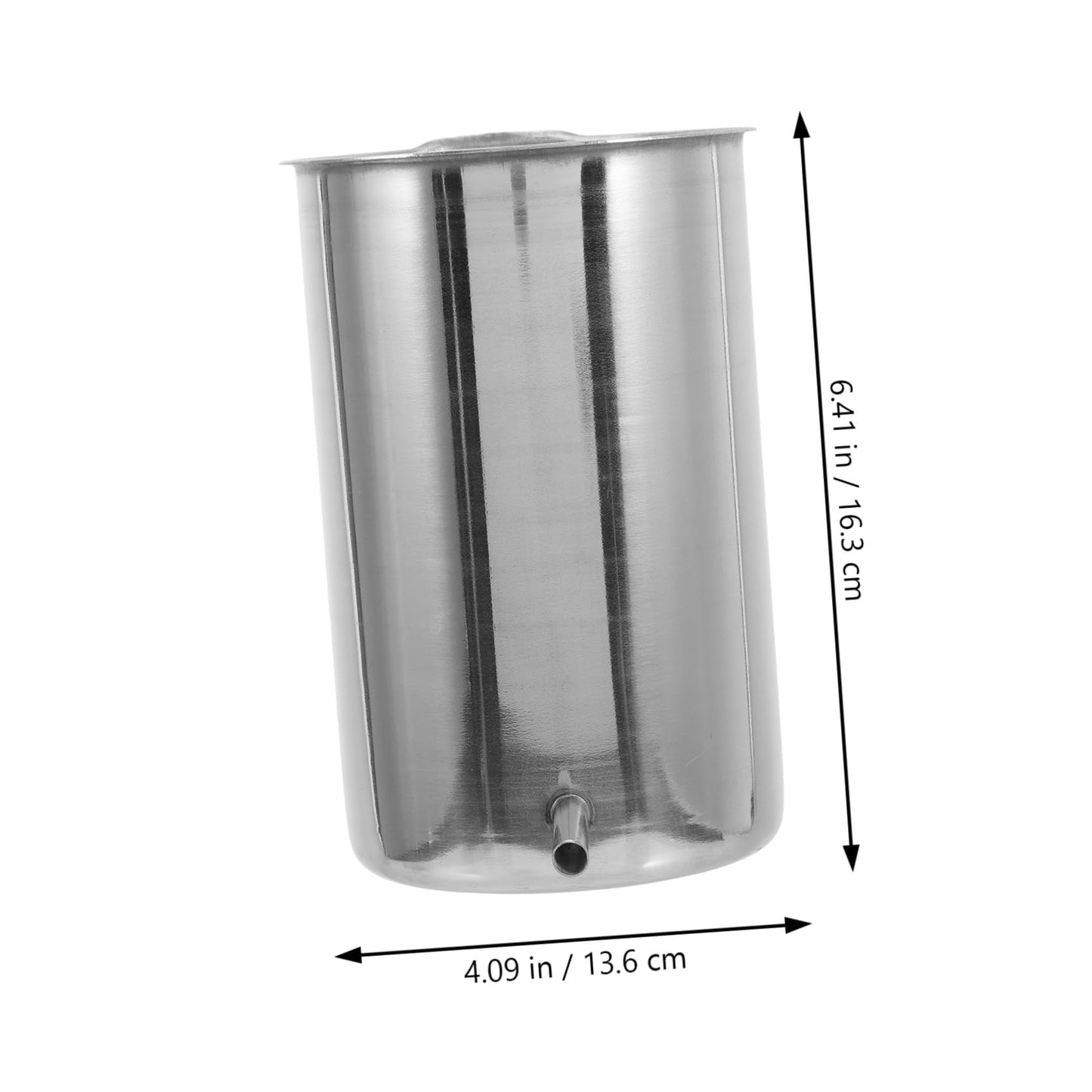 HOLIDYOYO Stainless Steel Hanging Bucket Portable Metal Bucket for Cleaning and Travel Lightweight Compact Kit for Daily Use and Easy Maintenance