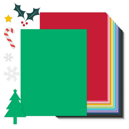300 Sheets Colored Cardstock 8.5 x 11, Goefun 25 Colors Colored Printer Paper 65lb Construction Paper Assorted Colors for Crafts & Scrapbooking