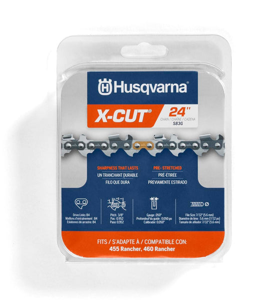 Husqvarna S83G 24 Chainsaw chain, 3/8'' Pitch, .050 Guage, 84 DL