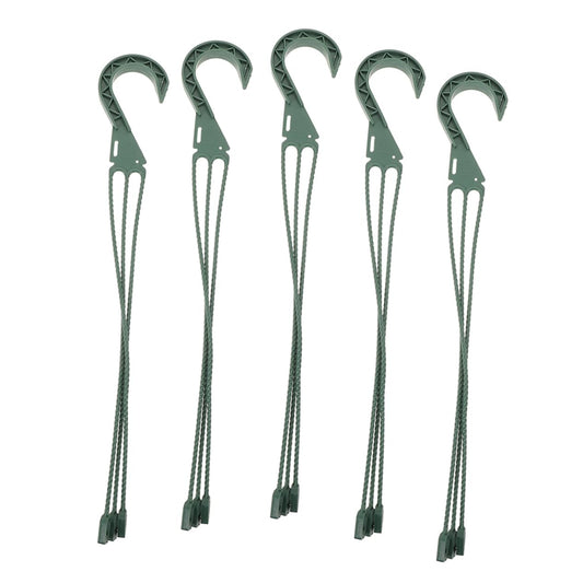 CIYODO 5Pcs Hanging Planter Hooks Set Plant Hangers with Chains for Use Space Saving for Succulents Flower Pots for Areas