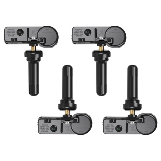 TPMS Sensor,GM 315Mhz Tire Pressure Monitoring Sensor Compatible for Chevy Silverado GMC Cadillac Buick Pontiac Saturn Hummber Saab Replace#13598771 13598772 13586335 13581558 4 Pack