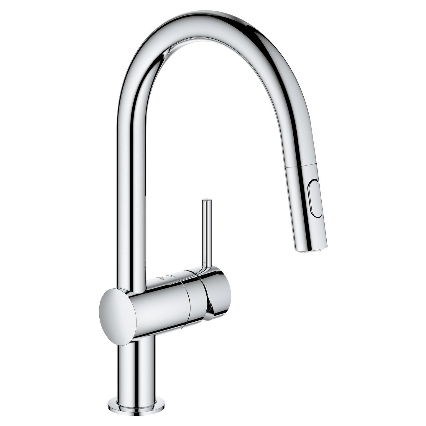 GROHE 31378003 Minta Pull-Out Kitchen Faucet with Sprayer Chrome