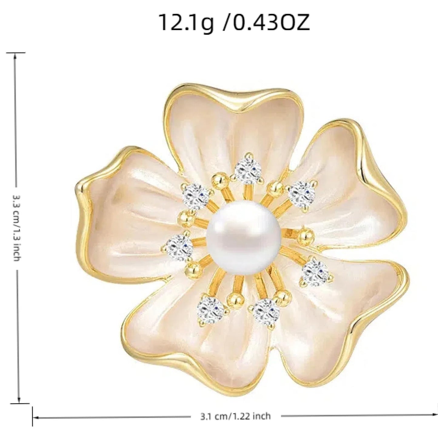 Fashion Brooches For Women, Flower Brooch Pins, Suitable For Party And Daily Wear On Many Occasions，S
