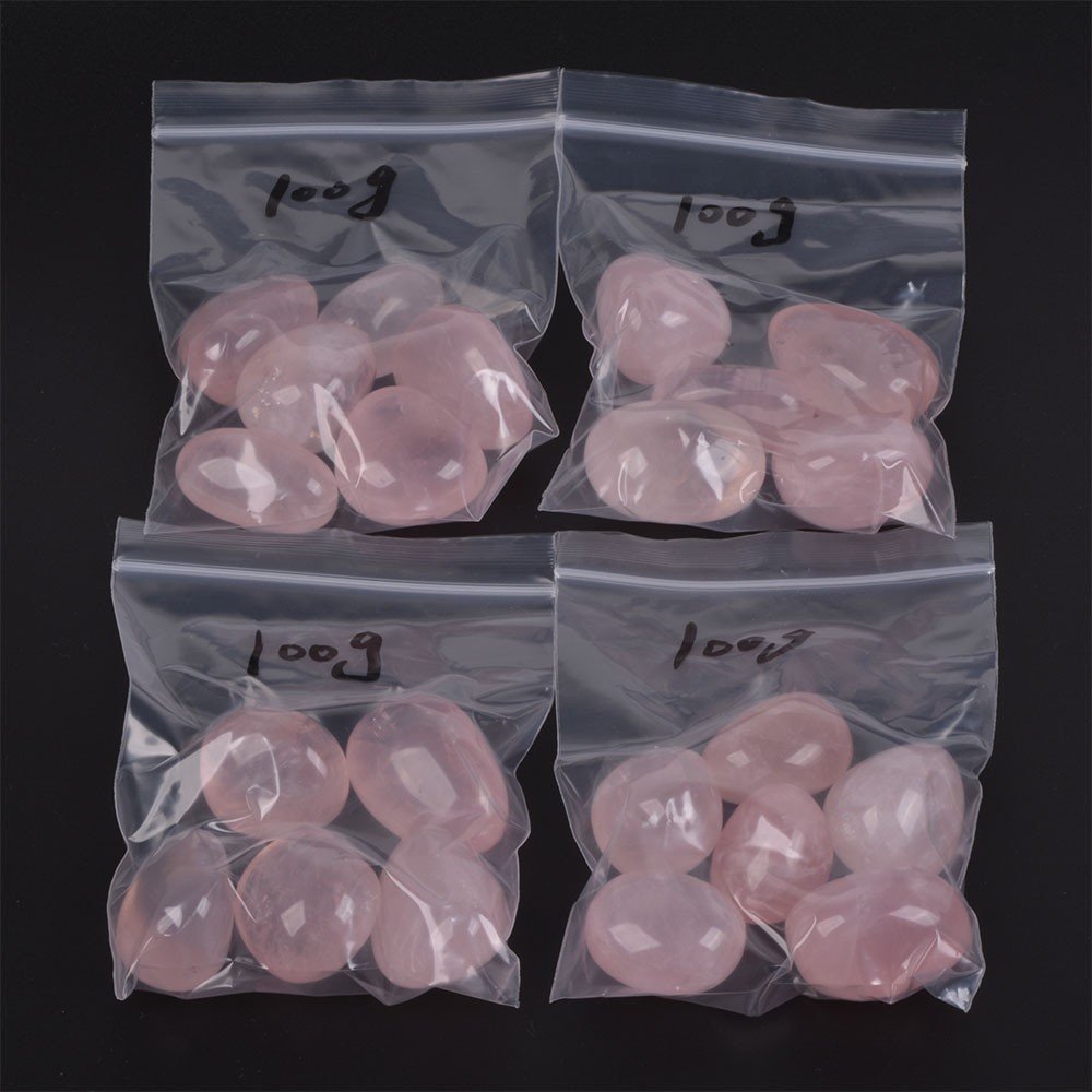 100 Grams Rose Quartz Crystal Tumbled Polished Natural Crystal Healing Pocket Stones Rock Collection