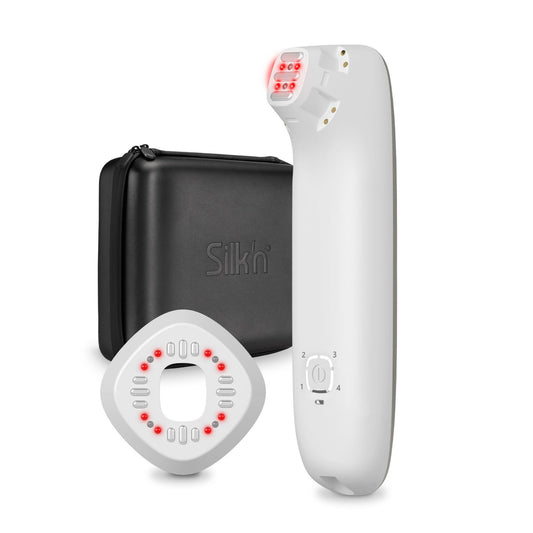 Silk’n Titan Multiplatform At-Home 3-in-1 Radio Frequency Skin Tightening Device for Face and Neck, Combines RF with Low-Level Laser Therapy & Red Light Therapy, with Thermal Sensor, Cordless