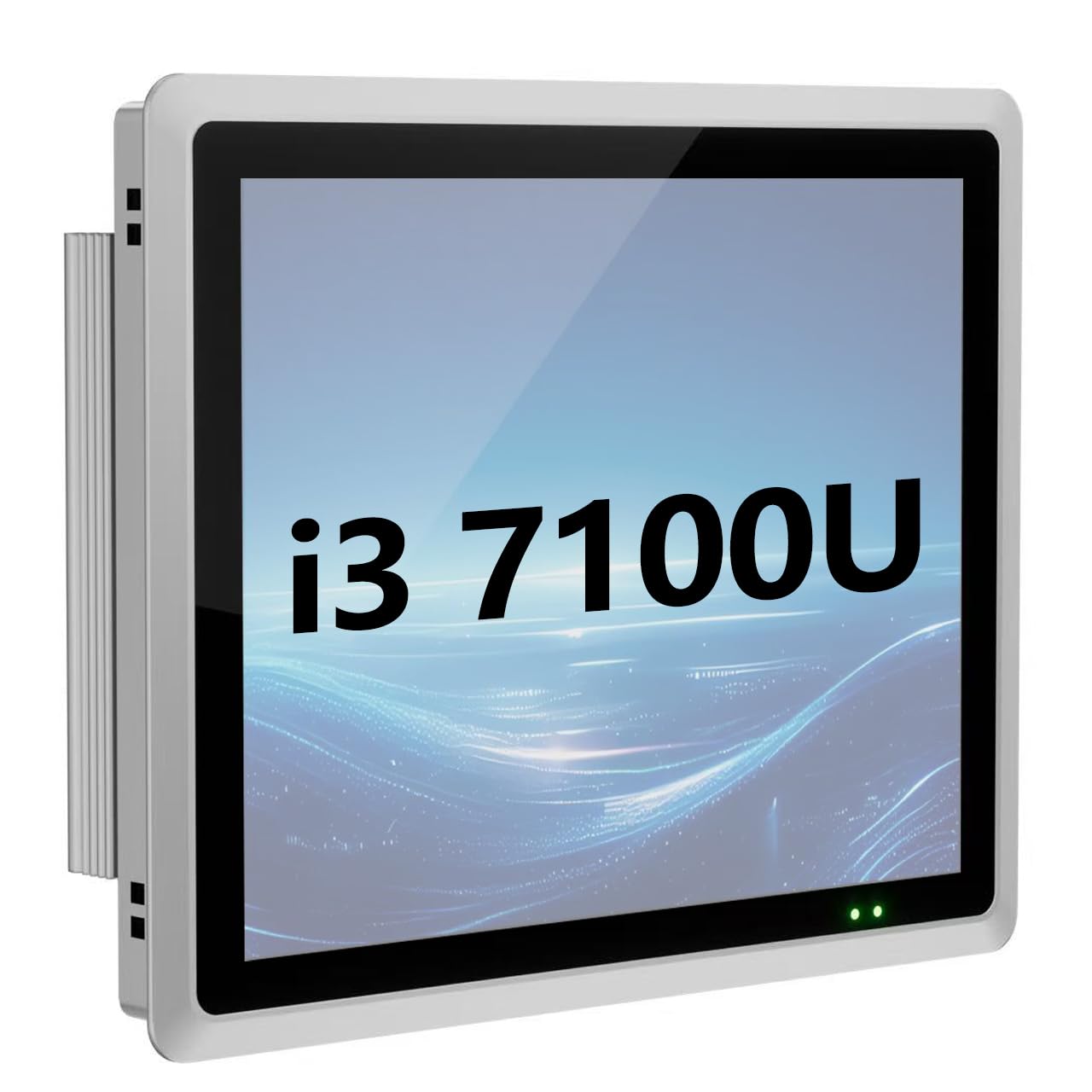 NORQIN 17 inches Industrial Embedded Panel PC,10 Point Capacitive Industrial Touch Screen Panel Computer,IP65 All-in-One Computer,Windows OS,for Kiosk,Factory,Automation (i3-7100U,8GB RAM 256GB SSD)
