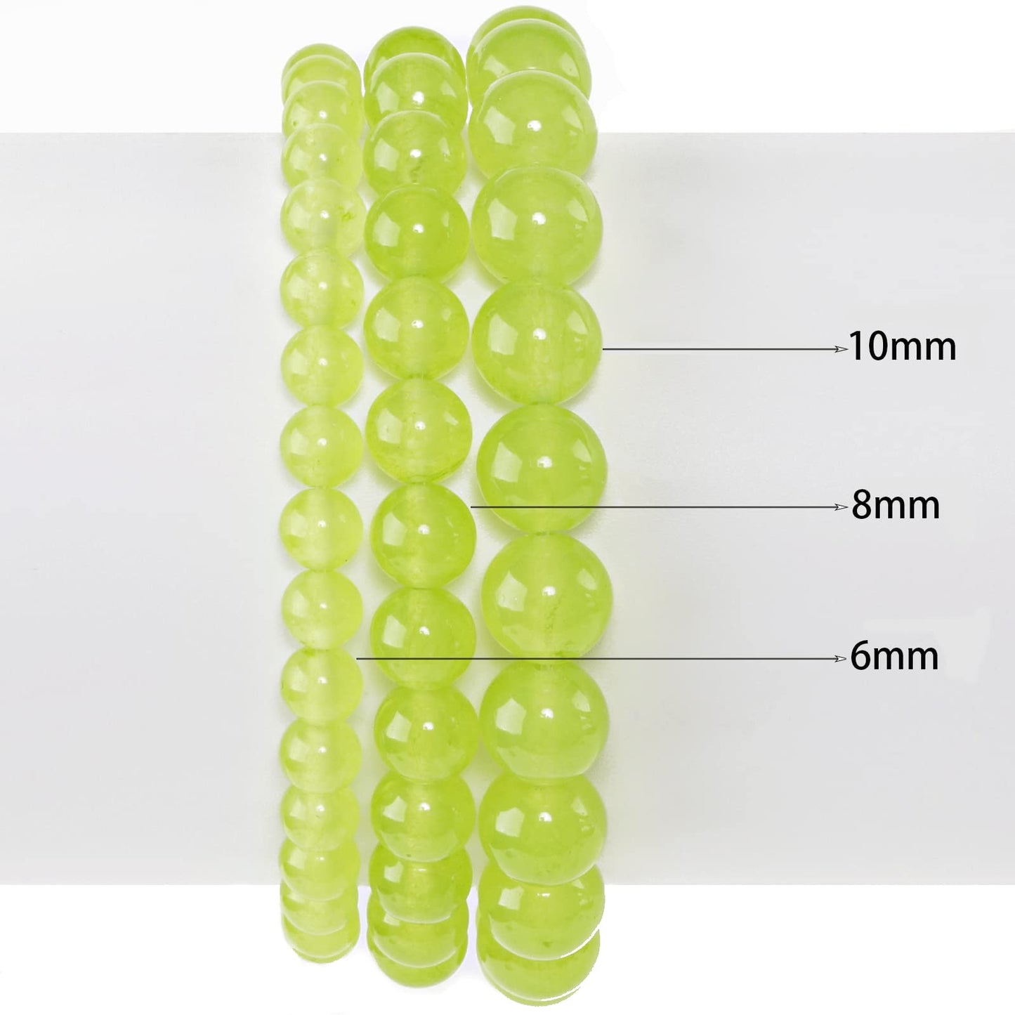 10mm Natural Grape Chalcedony Round Bead - 35PCS Bulk Gemstone Beads for Jewelry Making, DIY Bracelets, Necklaces - Includes Crystal Stretch Cord - Stone Beads for Crafting Gifts