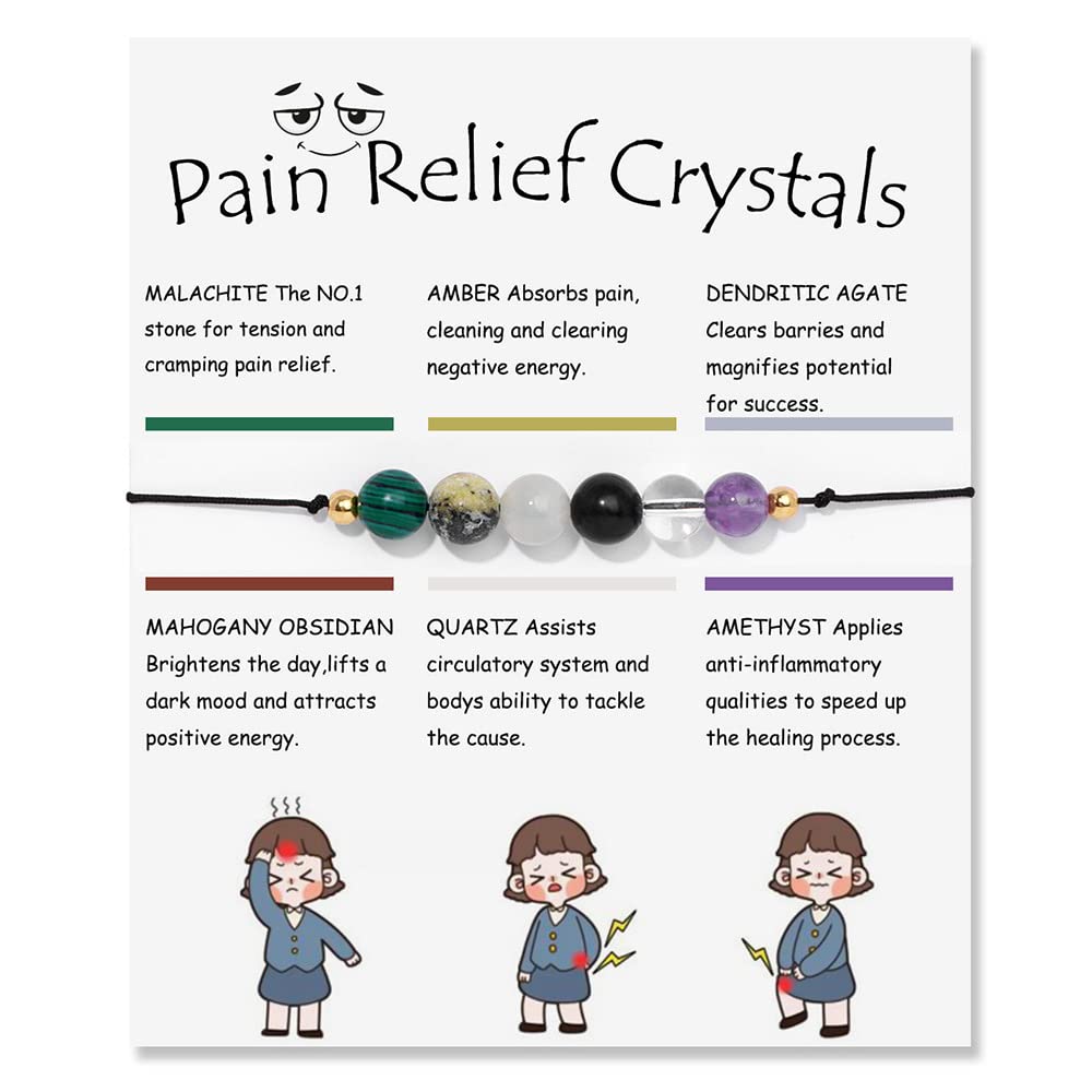 Fuqimanman2020 6mm Spiritual Crystal 7 Chakra Stretch Bracelet Natural Stone Healing with Meaning Cards Quartz Amethyst Reiki Beaded for Women Men for Anxiety Relief Jewelry-Anxiety