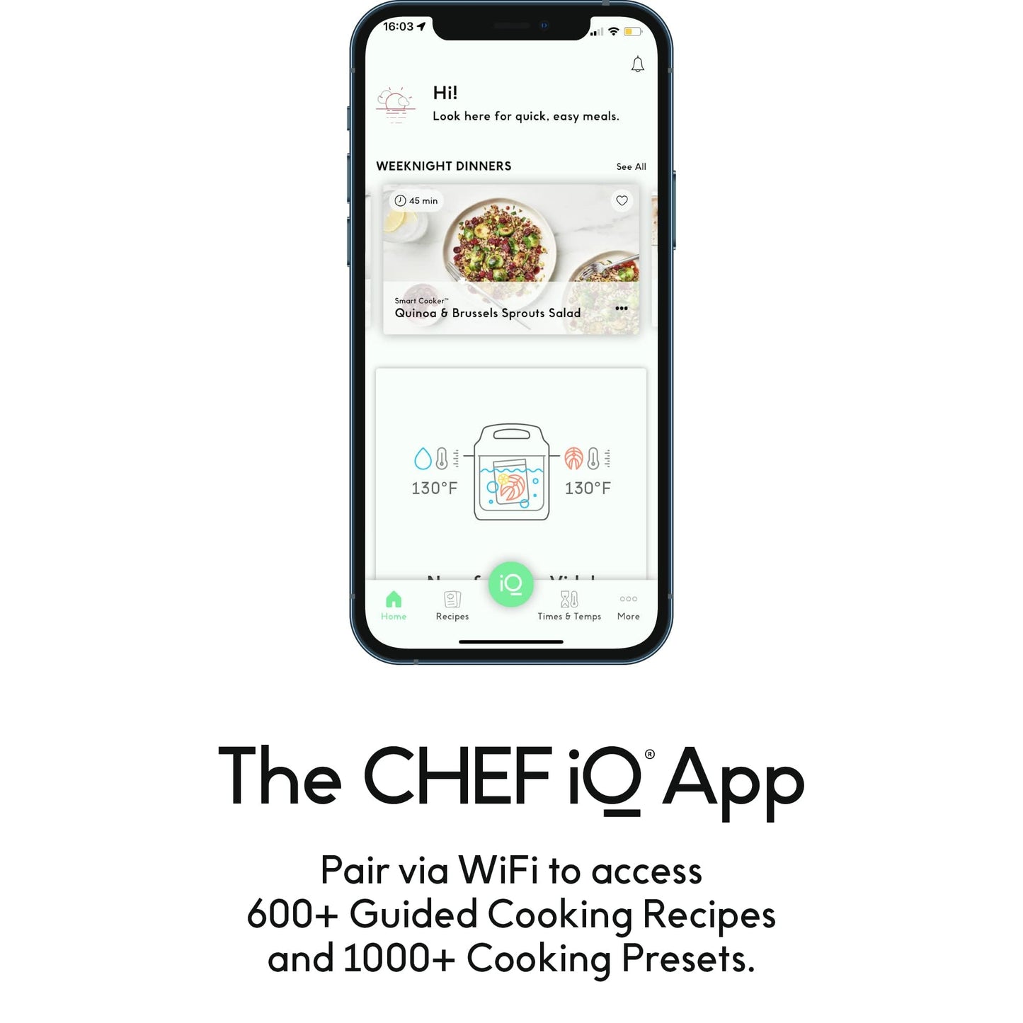 CHEF iQ Smart Pressure Cooker with WiFi and Built-in Scale - Easy-to-Use 10-in-1 Multicooker with 500+ Guided Recipes - Rice Cooker, Slow Cooker, Instant Meals for Foodies - 6 Quart - Family Size