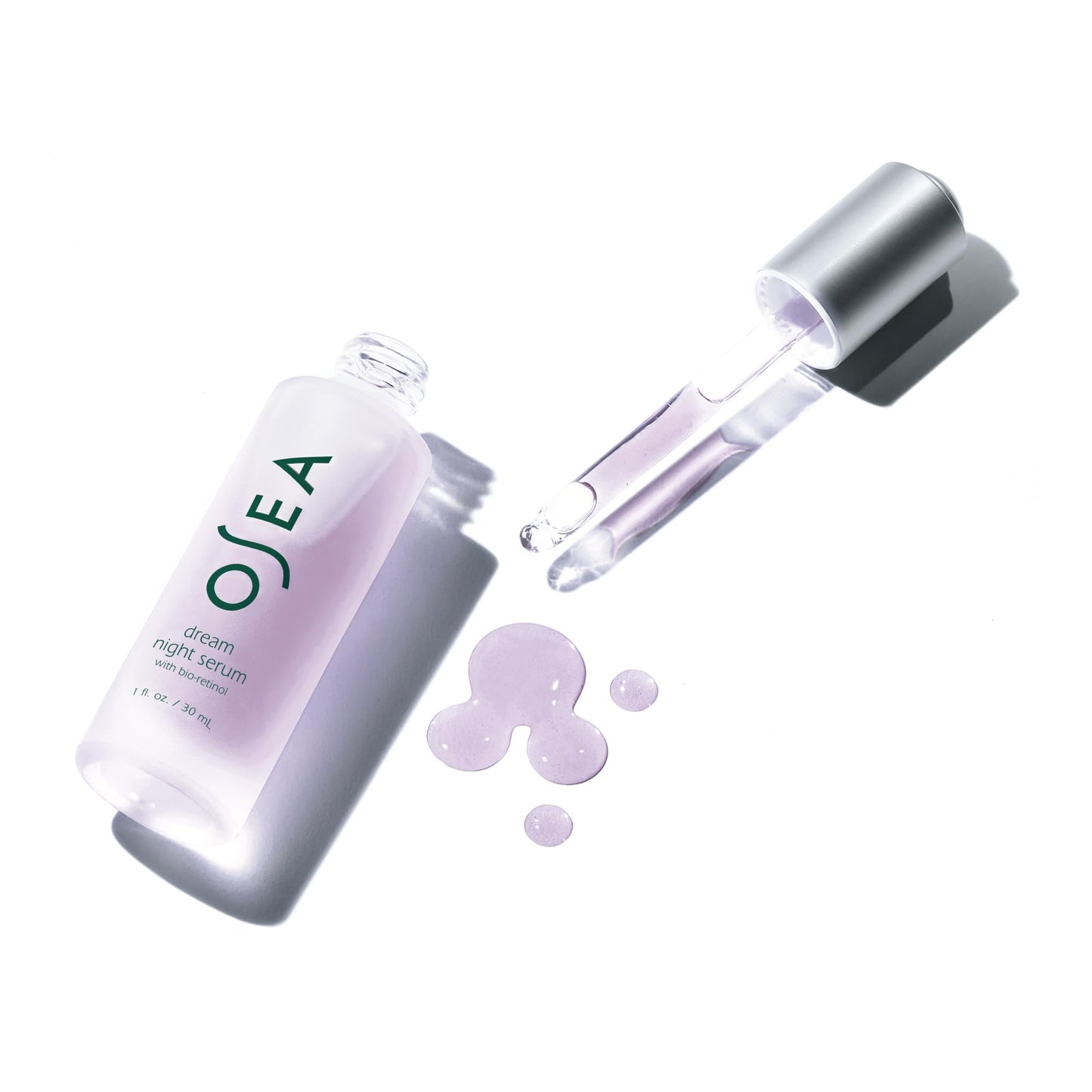 OSEA Dream Night Serum with Bio-Retinol - 1oz - Anti-Aging Night Serum for Face - Firming Peptides - Reduces Wrinkles, Firms & Brightens Skin (Pack of 2)