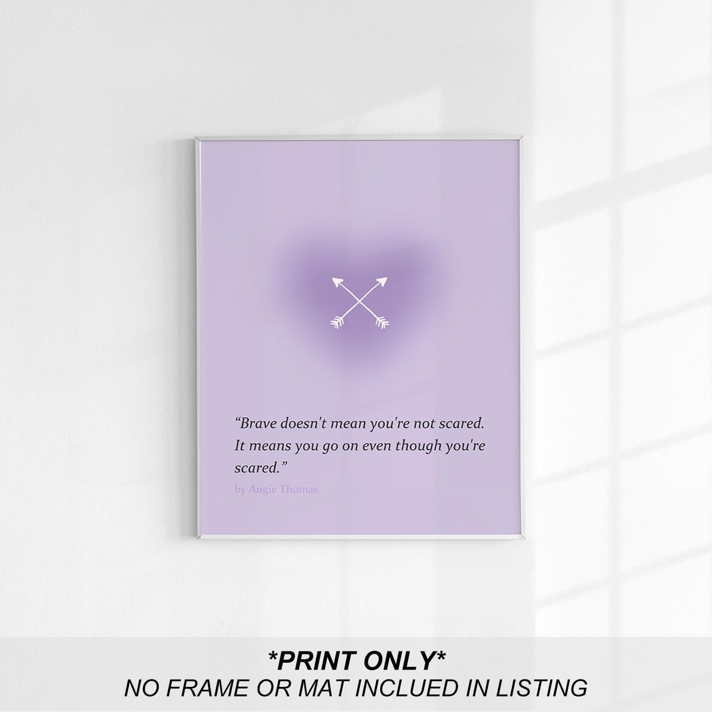 heilkee Purple Preppy Wall Decor Pastel Purple Aura Gradient Poster Trendy Funky Prints Inspirational Quotes Wall Art Set of 6 Spiritual Gifts for Women(UNFRAMED 8x10in)