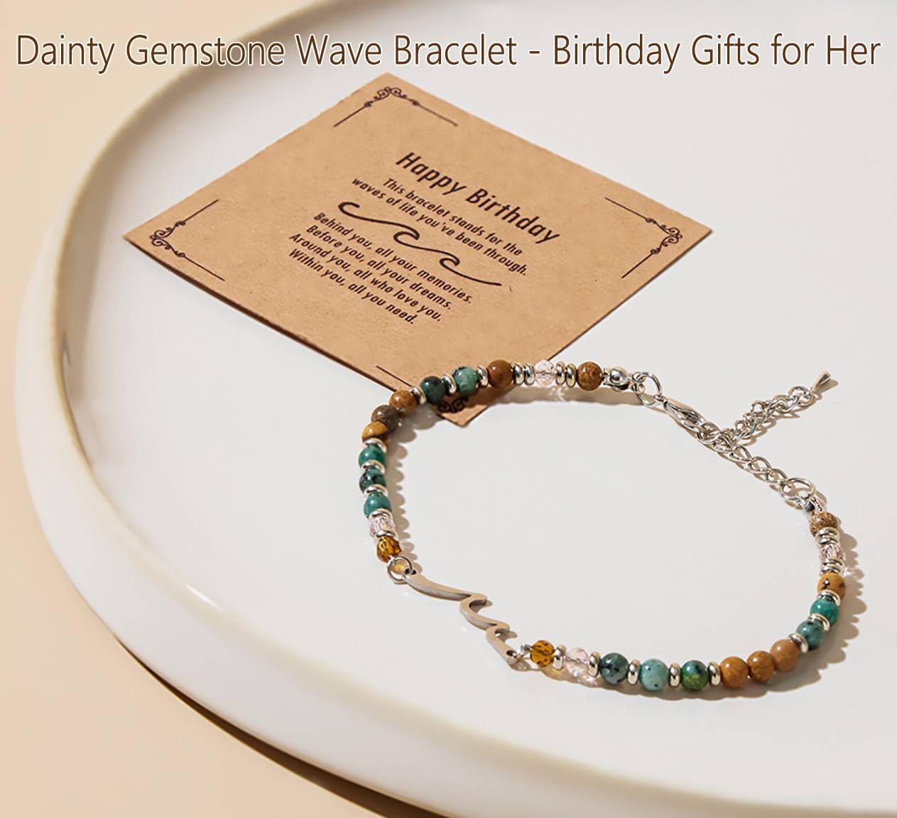 Uongeod Birthday Gifts for Women,Happy Birthday Gifts for Women 11PCS Birthday Basket for Women Green Best Friend Birthday Gifts Baskets for Women Mon Wife Daughter Aunt Sister Coworkers