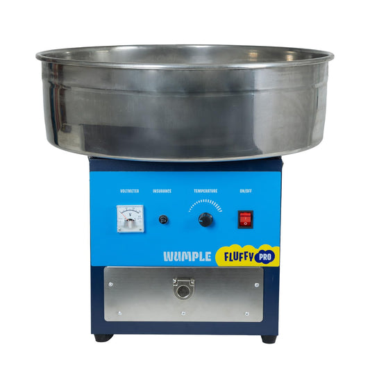 Wumple - Cotton Candy Machine Pro, Commercial Electric Maker with Drawer & Large Stainless Steel Bowl, Perfect for Parties and Business (Blue)