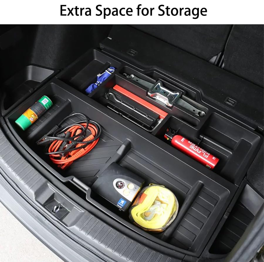 SSBOX Trunk Custom-Fit Organizer for 2023-2026 Honda CR-V, SUV Insert Cargo Rear Hatch Storage Box for CRV EX LX EX-L Touring Turbo Plus Sport Accessories