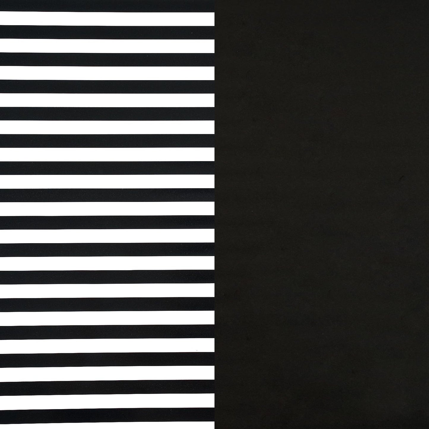 RUSPEPA Reversible Wrapping Paper Roll, Jumbo Roll, Black White Stripe and Solid Black Design Gift Wrap Paper for Birthday, Holiday, Graduation, Christmas, Father's Day, Wedding, 30 Inches x 32.8 Feet