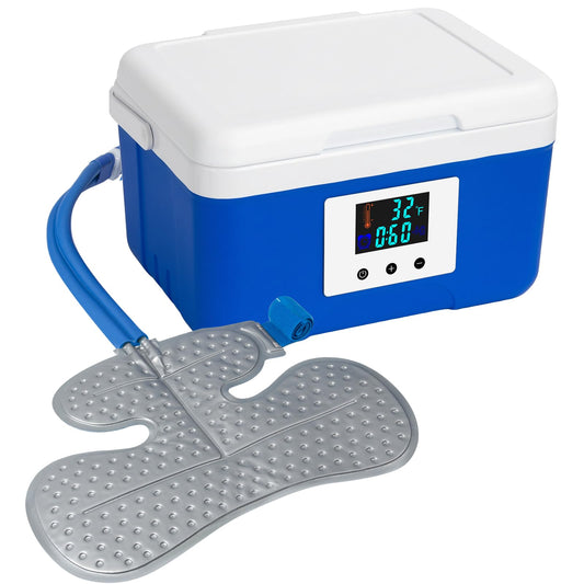 Ice Machine for Shoulder After Surgery Recovery, 9 Quarts Timer Circulate Rotator Cuff Cold Therapy Machine Home Cryotherapy System for Shoulder Replacement Post-Surgery Swelling, Sprains