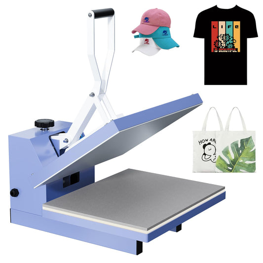 Heat Press 16"x20", Heat Press Machine, Even Heating Technology, Large Operating Panel, Industrial Digital Heat Transfer Machine Sublimation for T-Shirts, Clothes, Canvas Bags, Red