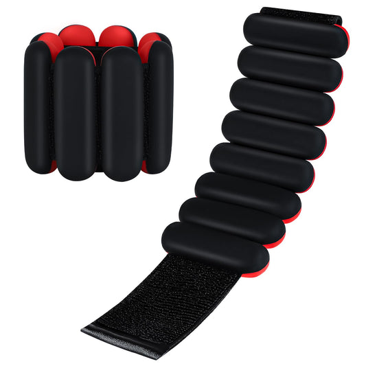 Adjustable Ankle weights for women walking : wrist weights 2lbs No-Slip for Pilates & Yoga exercise - Ensure zero interruption in your training
