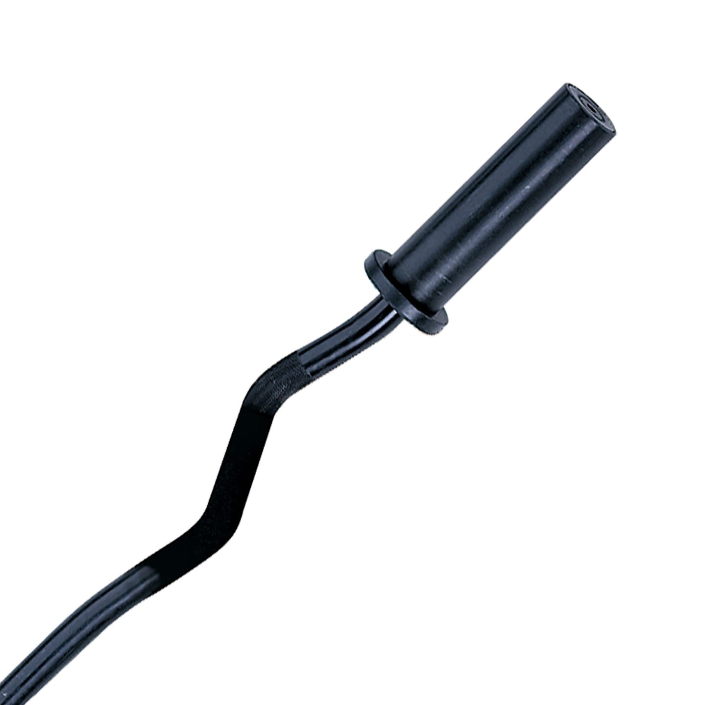 Body-Solid (OB47) Olympic EZ Barbell Curl Bar with Knurled Grip, 47" Chrome Finish for Upper Arm Mass, Strength and Definition, Compatible with 2" Dia. Hole Plates and Barbell Collars (Silver)