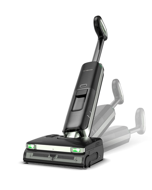 Tineco Floor ONE S7 Master Wet Dry Vacuum Cleaner, 23kPa Suction Vacuum Mop with DustReveal Green Headlight, 65 Min Runtime, 185°F Flashdry, 3.9inch Ultra-Slim Stretch Mop