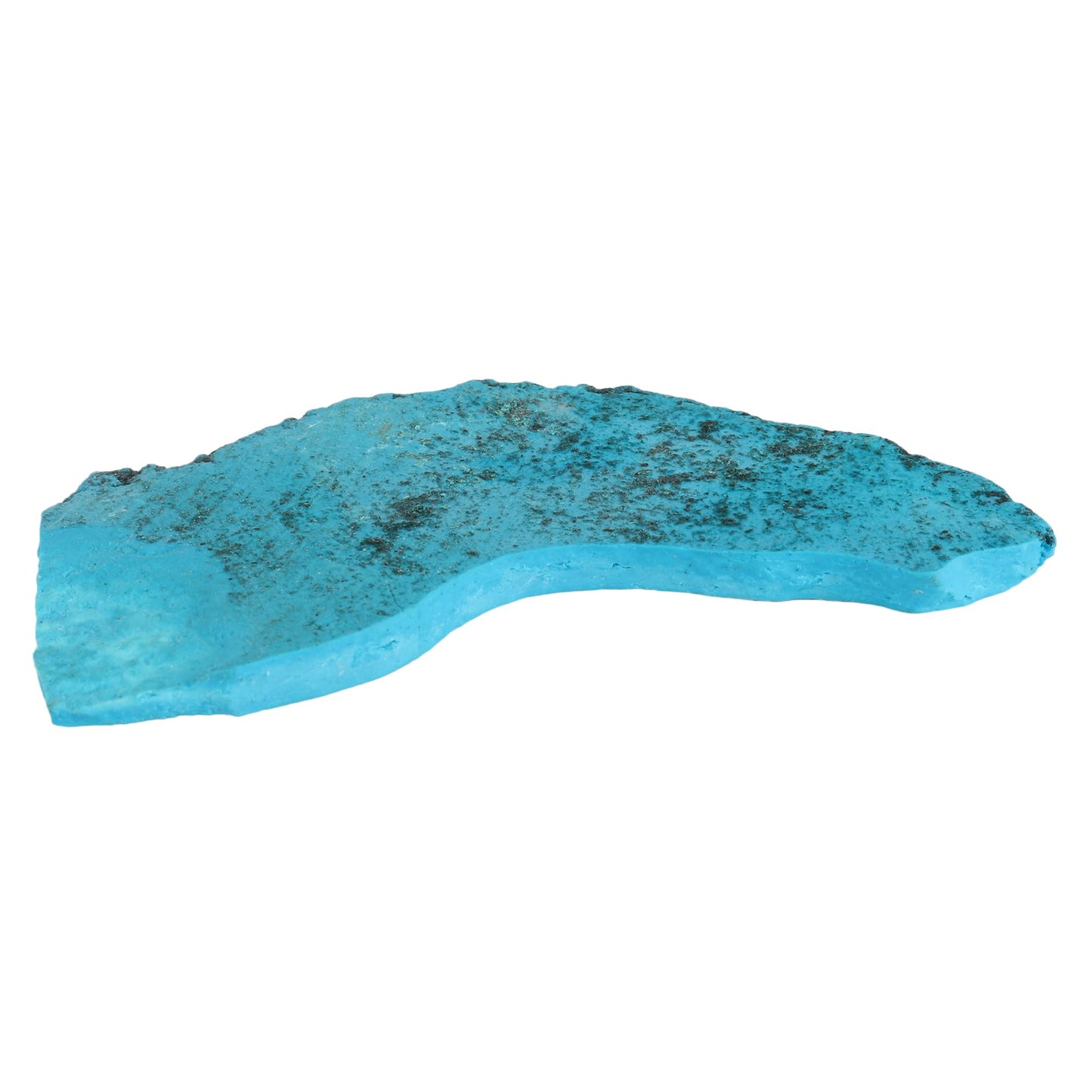 REAL-GEMS Natural Turquoise Rough Gemstone Slab 571 Carat Approx Raw Uncut Mineral Stone Specimen For Jewelry Making And Collectors