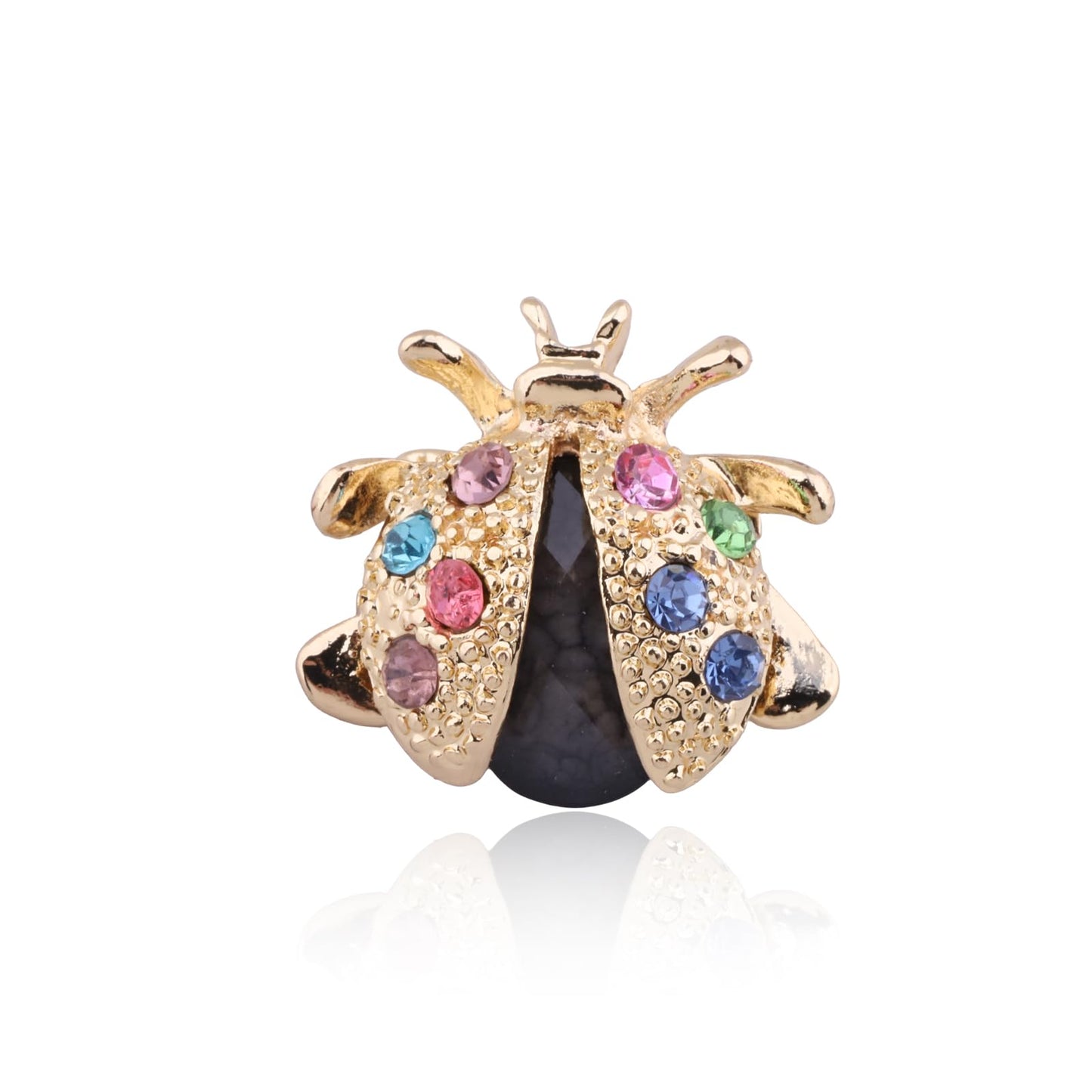 FEELMEM Crystal Rhinestone Butterfly Brooch Pin Blue Color Butterfly Brooches for For Women Wedding/Banquet/Birthday Party (yellow-2)