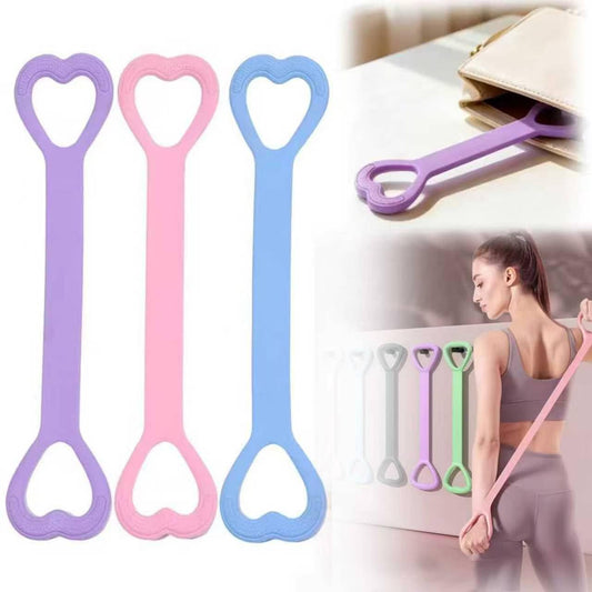 Figure 8 Resistance Band,3PCS 2026 New Resistance Band with Handles for Working Out, Elastic Ropes for Arm Back Shoulder Stretching Training