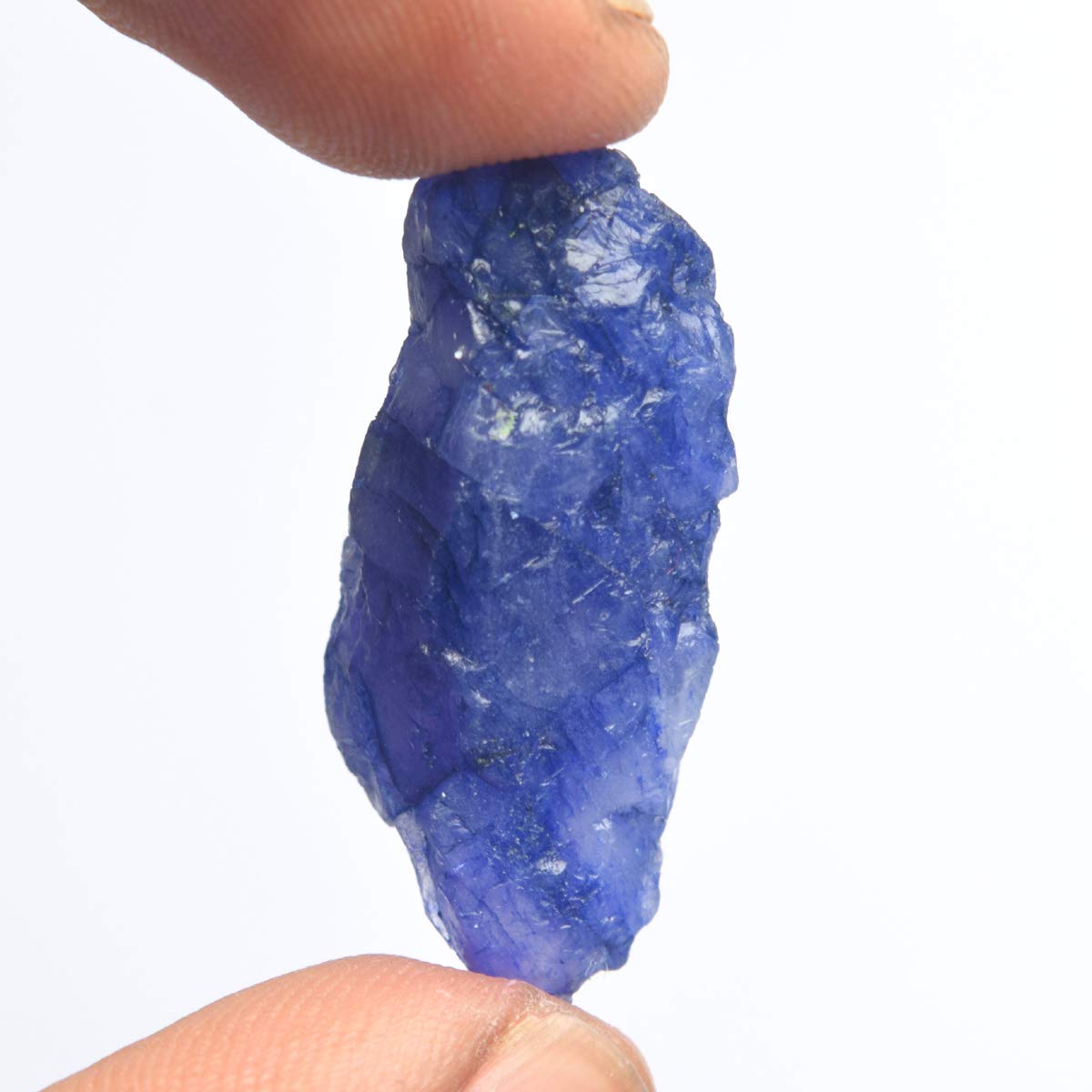 GEMHUB Energy Stone Healing Power Sapphire 10.00 Carat Rough Blue Sapphire Gemstone for Pendant, Bracelet