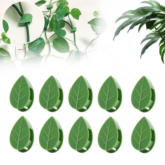 Plant Climbing Artifact Fixture Clip, 2026 New Plant Clips for Climbing Plants, Mini Leaf Clips Plant Support Clips with Adhesive Stickers, Self-Adhesive Invisible Wall Vines Fixing Clips (30 PCS)