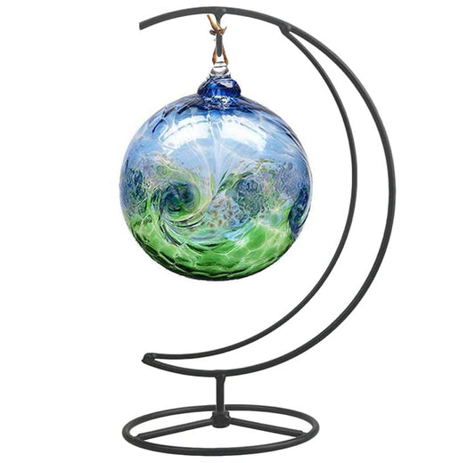 Maibloln Ornament Display Stand, Holder Ornament Hanger Stands Glass Ball Ornament Holder Ornament Stands for Hanging Plants, Hanging Terrarium Stand for Christmas Wedding Ornament, Home Office Decor