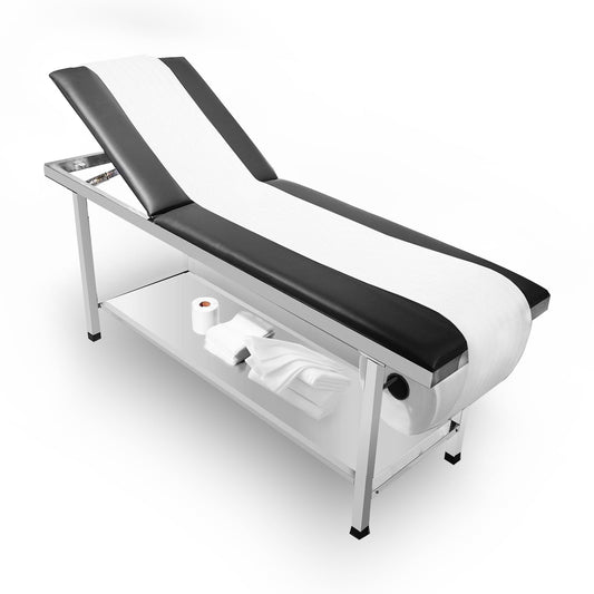 JJFFTAO Adjustable Exam Table，Doctor Bed with Folding Legs is Stable and Durable，Folding Medical Exam Table Holds 500 lbs for Clinical Examination 、Massage 、Spa Beds、Beauty