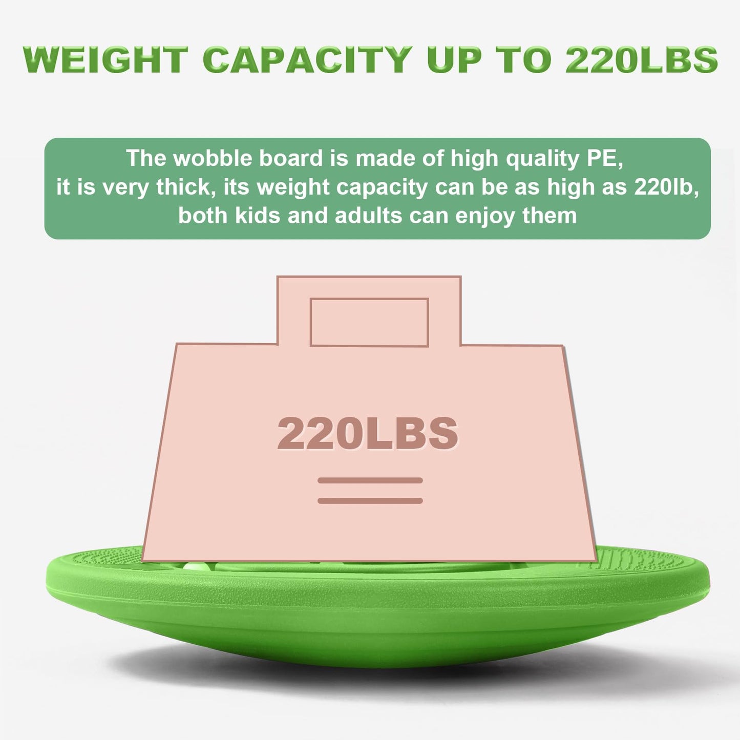 Kids Maze Balance Board - Wobble Trainer for Ski Surf Snowboard, Non-Slip Sensory Rocker Ages 3-12, Core Therapy & Skate Prep