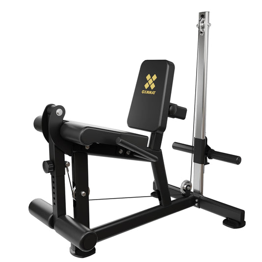 GXMMAT Leg Extension Machine - Multifunctional Workout Equipment for Home Gym, 400lbs Capacity with Adjustable Backrest & Leg Roller, Compact Strength Training for Quads, Hamstrings, Glutes and Core