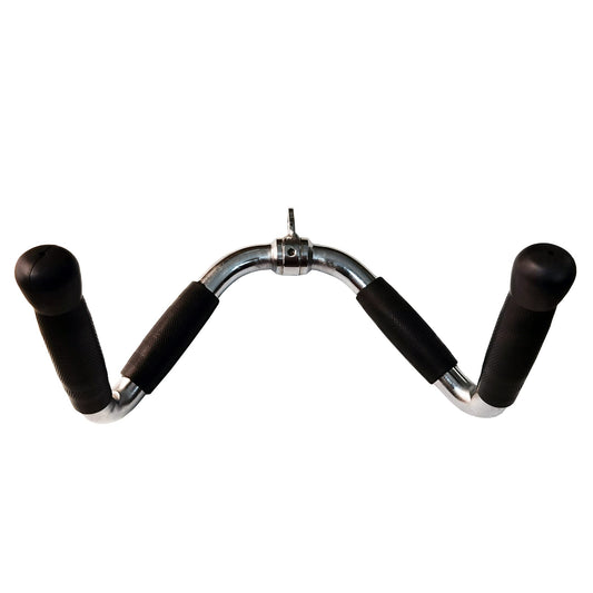 Rivotrance Strength-Enhancing Wide Grip LAT Pull Down Bar, Curl Pulldown Attachment,Cable Machine Attachment - Gym Equipment with Rubber Handles for Comfortable Strength Workouts