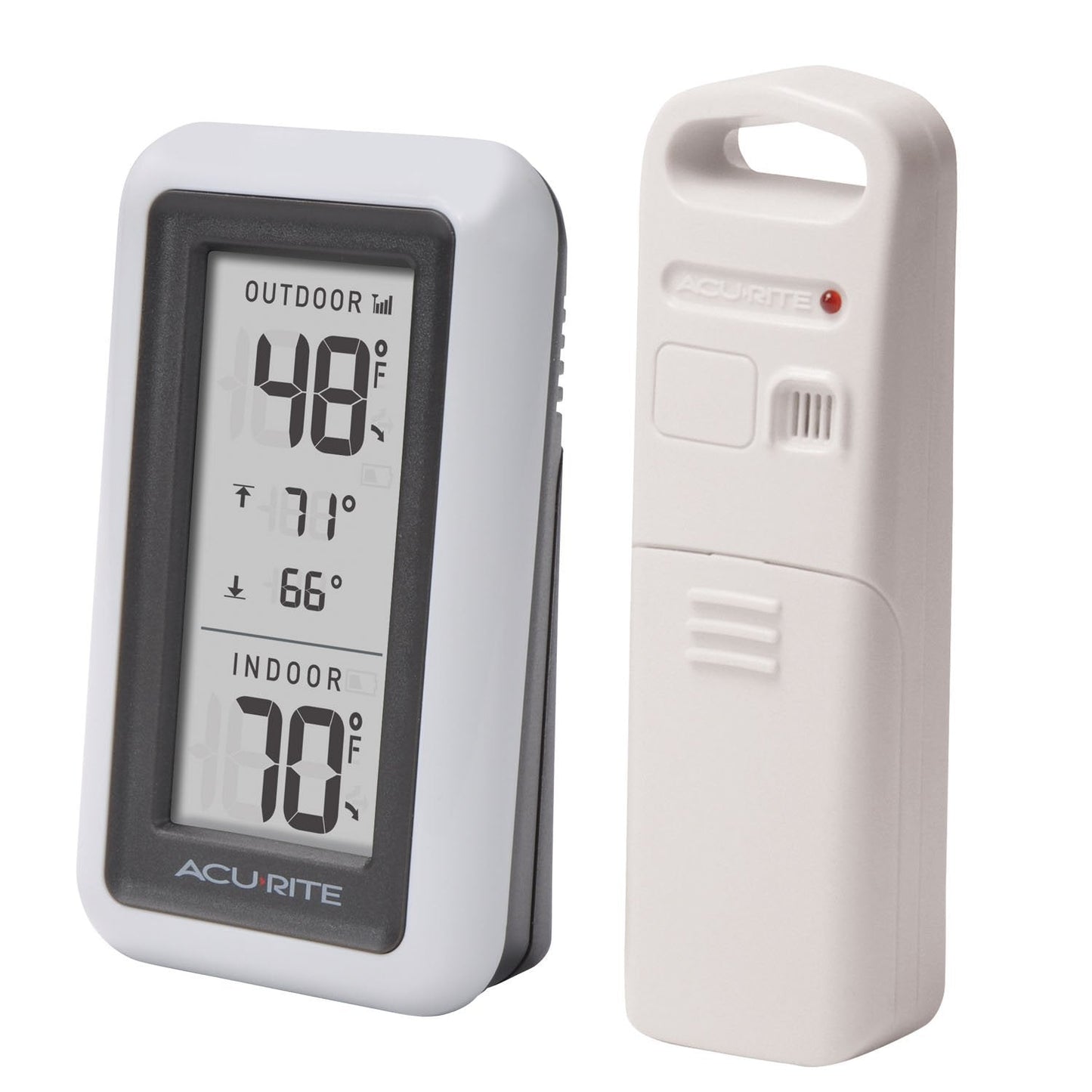 AcuRite Iris Home Weather Station with Wi-Fi, Temperature, Humidity, Wind, Rainfall (01540M) and Digital Thermometer with Indoor Outdoor Temperature (00424CA)