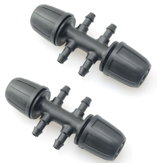 JCBIZ 12pcs Water Heater Drip Irrigation Fitting-812 Reducing Hex Garden Irrigation Automatic Flower Watering Drip Irrigation Irrigation Pipe Fittings