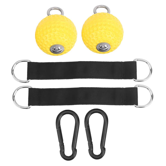 Pull up Ball Grip, Rock Climbing Grip with Strap Pull up Handles Hooks Non Slip Hand Hold Strength Trainer Exerciser Rock Climbing Accessories and Training Equipment for Bouldering Fitness and Workout