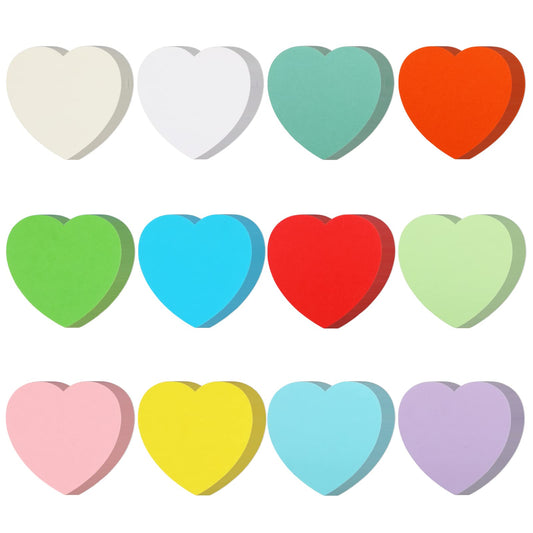 360 Pcs Heart Cutouts Paper Hearts Heart Shape Cut-Outs Assorted Color Paper Die Cuts for Valentine’s Day Kids DIY Craft Art Project Home School Classroom Decorations Bulletin Board Decor