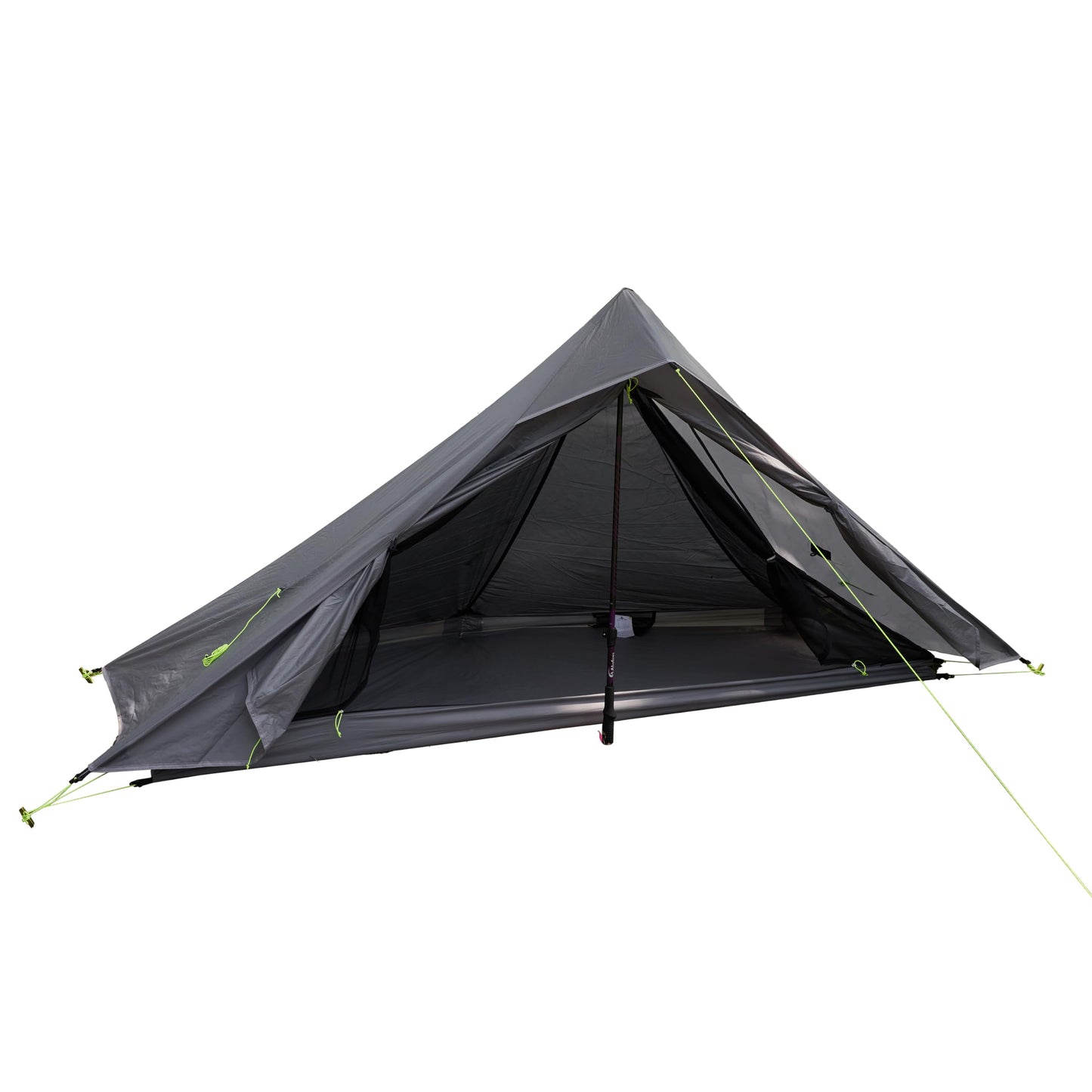Nature Link Altair One Ultralight Backpacking Tent, 1 Person Trekking Pole Tent, Waterproof, Compact, 3 Season, Double Wall Shelter for Backpacking, Camping, Thru Hiking, Trekking
