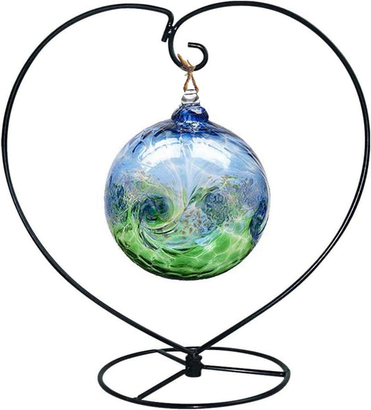 Maibloln Ornament Display Stand, Holder Ornament Hanger Stands Glass Ball Ornament Holder Ornament Stands for Hanging Plants, Hanging Terrarium Stand for Christmas Wedding Ornament, Home Office Decor