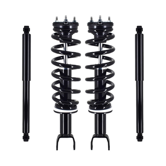 PM Auto Set of 4 Front Rear Quick Complete Strut-Shock Replacement For 2011-2018 RAM 1500, 2019-2023 RAM 1500 Classic, 2009-2010 Dodge RAM 1500