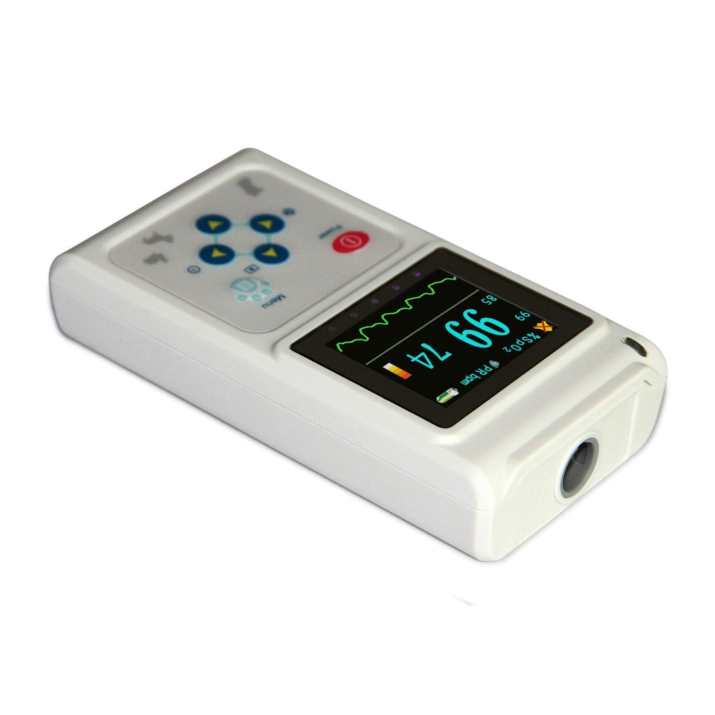 CONTEC CMS60D-VET Veterinary Pulse Oximeter Handheld Machine for Cat and Dog with Pulse Rate Tongue/ear SPO2 Probe