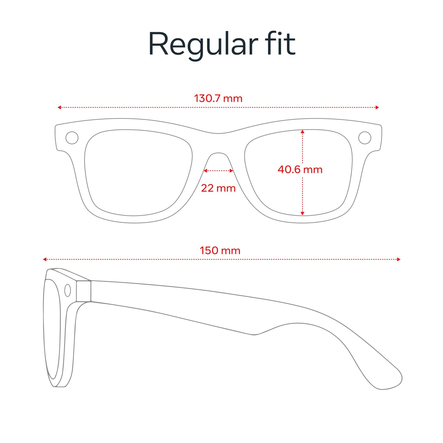 Ray-Ban Meta (Gen 2), Wayfarer, Shiny Black | Smart AI Glasses for Men, Women — 2X Battery Life — 3K Ultra HD Resolution and 12 MP Wide Camera, Audio, Video — Green Lenses — Wearable Technology