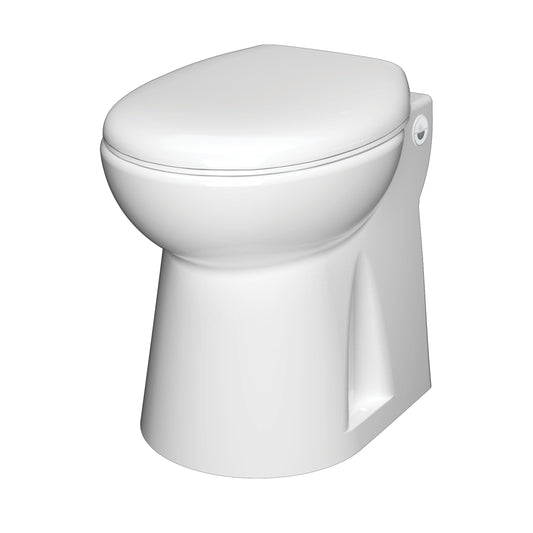 SFA SANIFLO - Sanicompact - 4C Dual-Flush Macerating Toilet - Space-Saving Half Bathroom Solution - Soft-close Toilet Seat Included - Certified CSA (IPC, NSPC) - Made In France