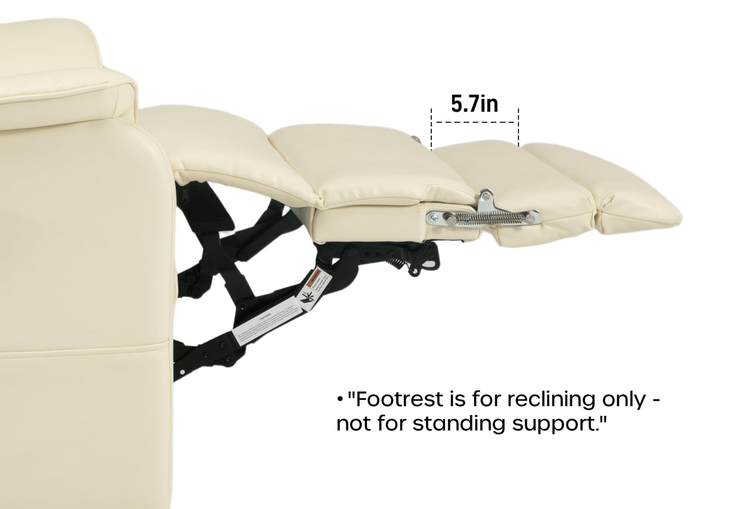 DYNOX 350 LBS Tall Man Power Dual Motor Lift Recliners Chairs for Elderly Lay Flat Lift Chair with Infinite Positions, Heat & Massage, Supports(9198L,Faux Leather,Cream)